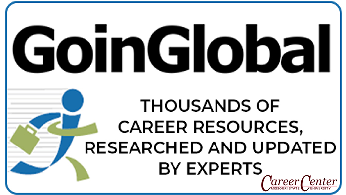 GoinGlobal logo: Thousands of career resources, researched and updated by experts