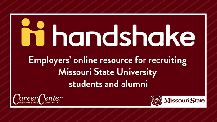 Handshake. Employers' online resource for recruiting MSU students and alumni.